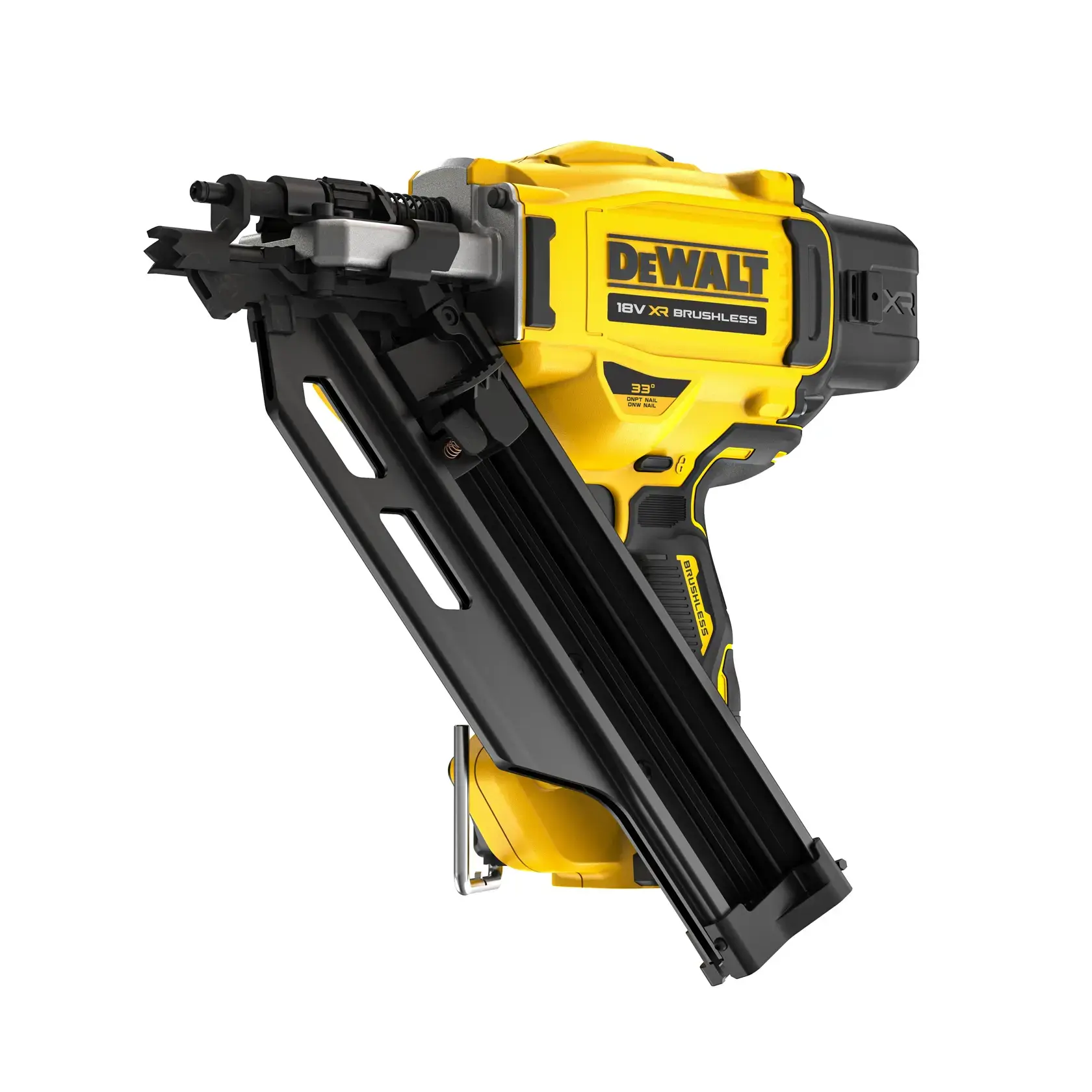 DeWalt DCN930N batteridriven kolborstfri spikpistol för stomspikning, 18V XR