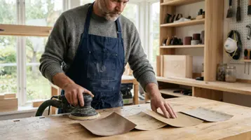 Slippapper & kornstorlek illustrerad för slipning & slipmaskiner på Verktygsvalet