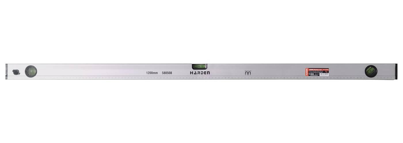 Harden vattenpass i aluminium med tre libeller och magnet