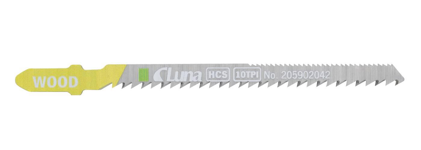 Luna HCS sticksågblad 75 mm med smal klinga och tandad rygg för kurvsågning
