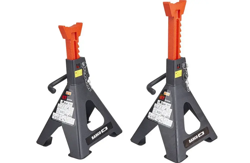 Bahco pallbockar 3 ton med säkerhetssprint, 2 st