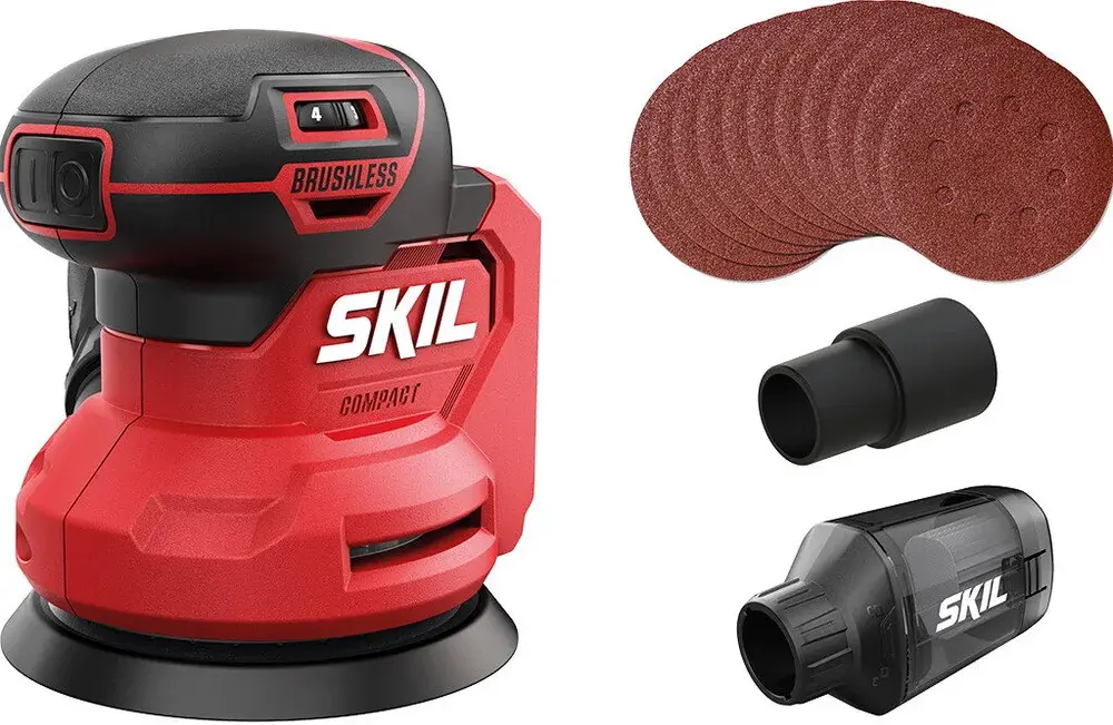 SKIL 3751CA batteridriven excenterslip 20V med 125 mm slipbas