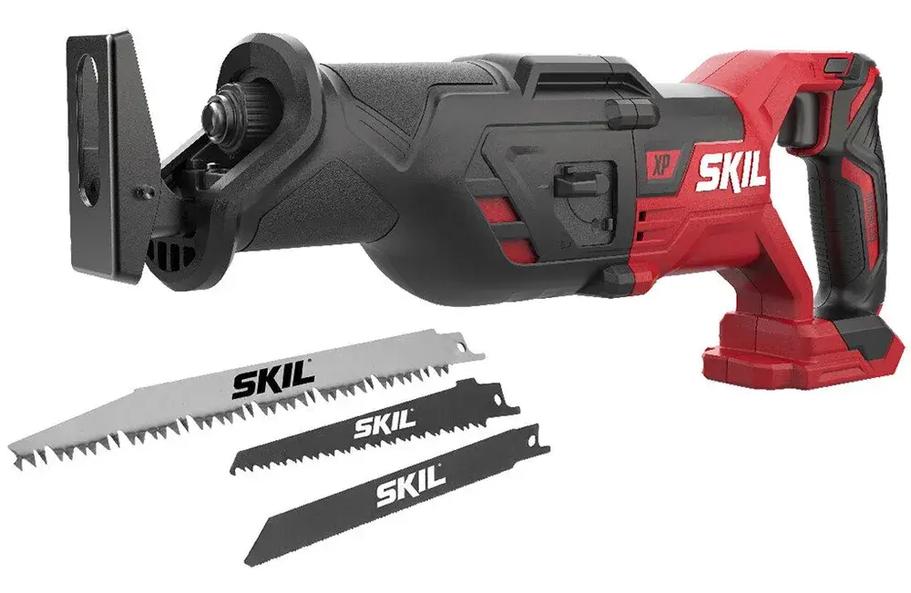 SKIL 3480CB batteridriven tigersåg 20V med tre sågblad