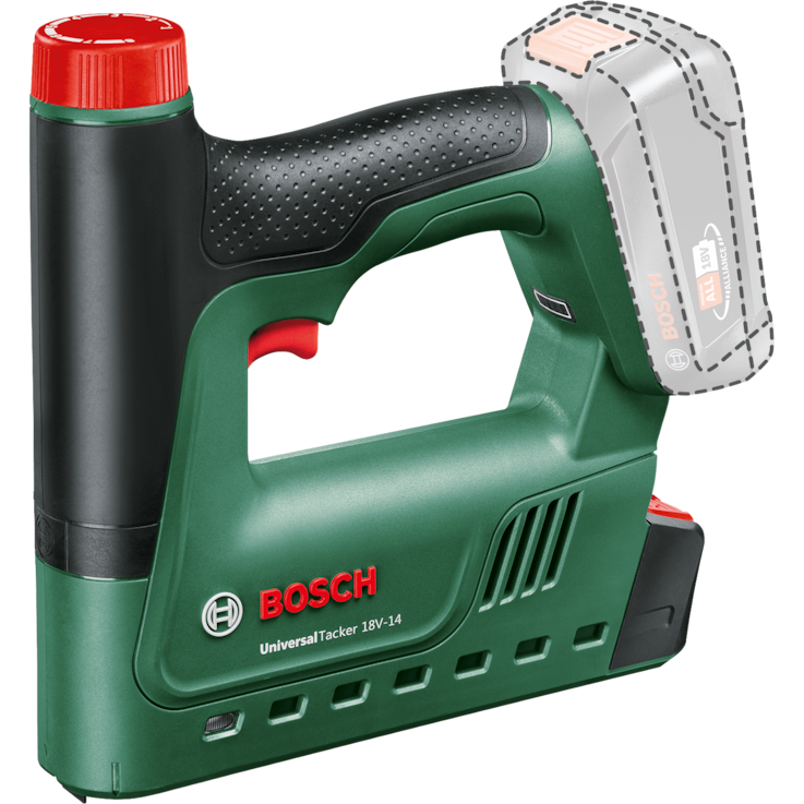 Bosch UniversalTacker 18V-14 batteridriven häftpistol utan batteri