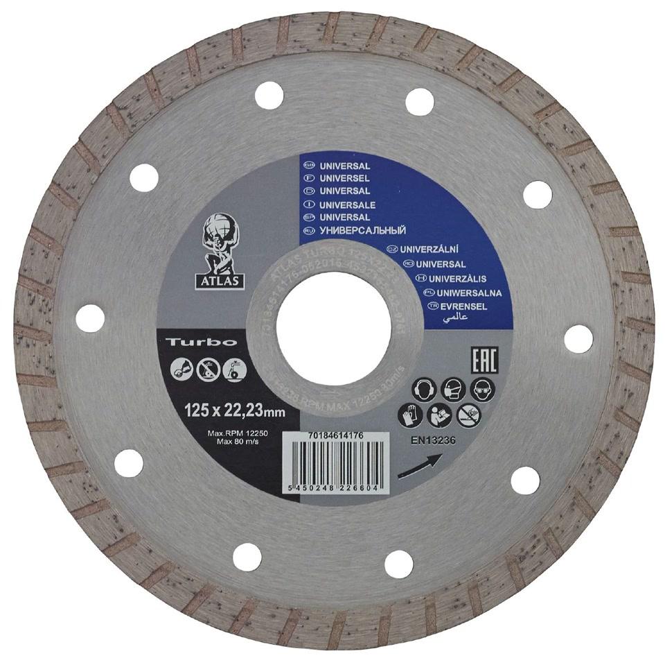 Norton Atlas Universal Turbo diamantkapklinga i 125 mm