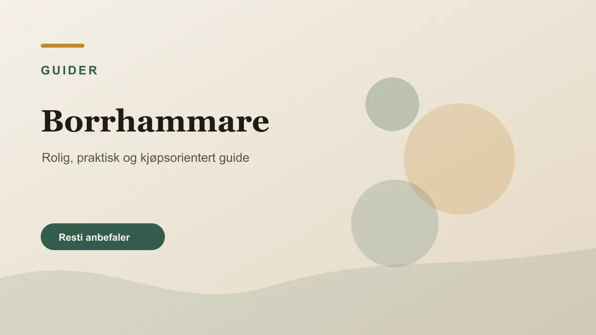 Borrhammare illustrert som guider hos Verktygsvalet