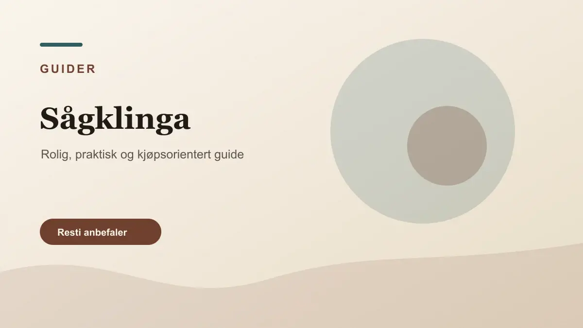 Sågklinga illustrert som guider hos Verktygsvalet